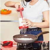 Tapioqueira Peneira e Armazena Polvilhador De Tapioca Armazena Beiju - Diversas Cores - NL