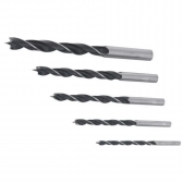 Jogo Com 5 PEÇAS De Brocas Para MADEIRA 4 Á 10mm