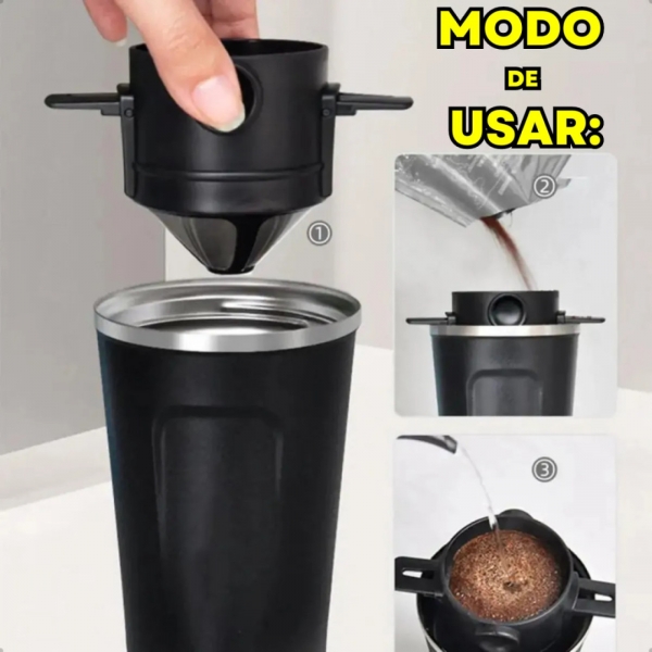 Mini Coador De Café Mini Filtro Individual Inox