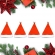 Kit 4 Gorro Touca Papai Mamãe Noel Adulto Brilhante Natal V