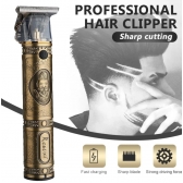 Máquina de cortar cabelo barbeiro dragão profissional elétrica bateria recarregável