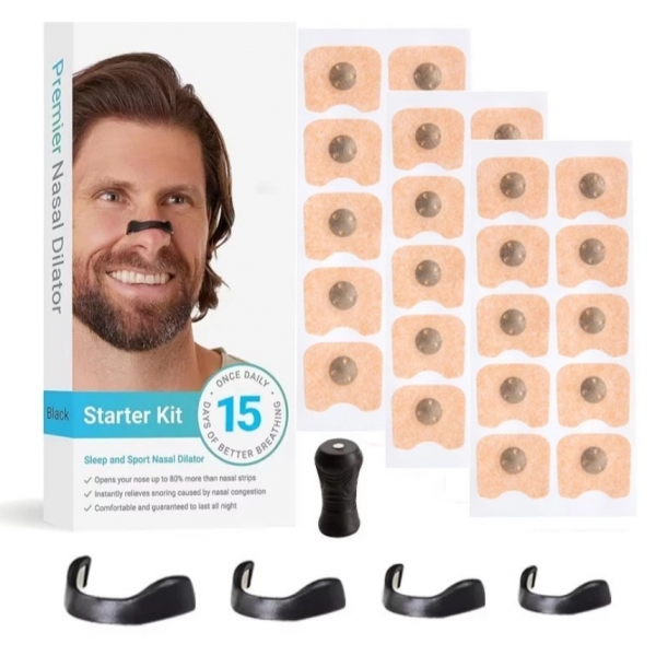 Expansor Nasal Anti-Ronco Para Respiração Silencioso e Confortável Anti-Ronco e Congestão