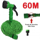 Mangueira Magica 60m METROS Flexível Irrigação E 7 Tipos De Jato