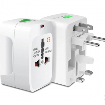 Adaptador De Tomada De Viagem Conversor De Plugue Mundial Universal Internacional