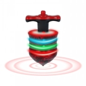 Pião Musical Luminoso Com Lançador Automatico Piao Com Luz