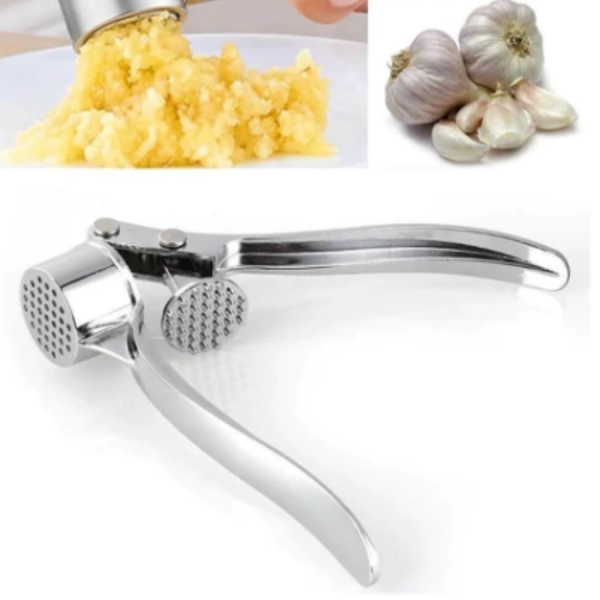 Espremedor De Alho Aço Inox Utensilio De Cozinha Multiuso Universal Super Resistente Tempero