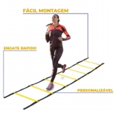 Escada Agilidade Treinamento Funcional 7 Degraus Treino Academia Futebol Futsal