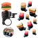Buzina de Bicicleta Sanduíche Hamburguer Batatas Fritas Acessórios de Chamada Adoráveis Scooter Segurança