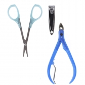 Kit Manicure 3 Peças Unhas Cuidado Mulher Feminino Rápido e Prático