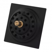 Ralo Click Para Banheiro 15x15 Preto Fosco Inteligente