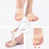 Par de Corretor Protetor de Joanete Terapia Magnética Alívio de Dores nos Pés e Dedão