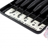 Chave Relojoeiro Kit Fenda + Philips C/ 6 Pecas - Kokay