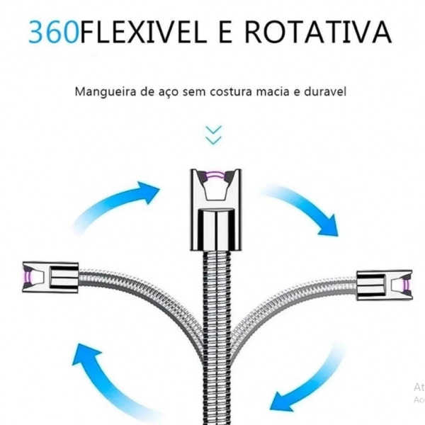 Acendedor De Fogão Isqueiro Eletrico Fogão Churrasqueira Vela Original Recarregavel USB