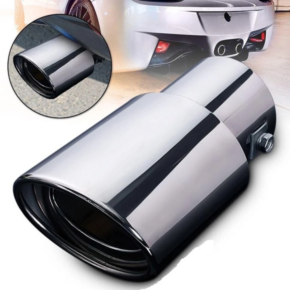 Ponteira Escapamento Aço Inox Saída 3 Polegadas Universal