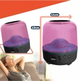 Caixa De Som Luminária Bluetooth Led Portátil