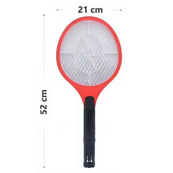 Raquete Elétrica Recarregável Mata Mosquito