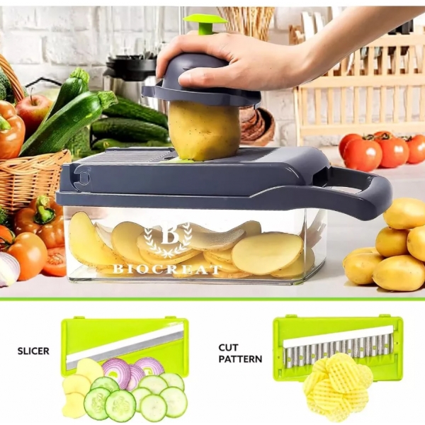 Cortador Multifuncional Fatiador De Verduras/frutas/legumes