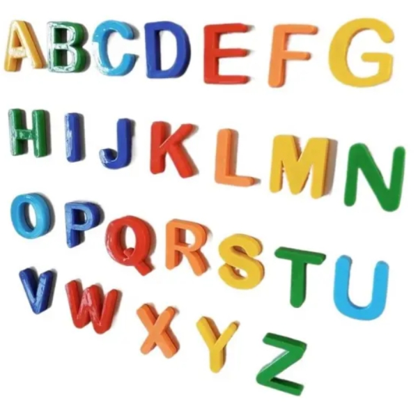Kit Letras e Números Magnéticos Com 26 Peças Cada Um ENVIO RAPIDO