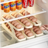 Porta Ovos De 2 Andares Dispenser Automático De Ovos Para Refrigerador Rolling Egg Holder