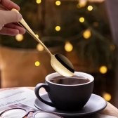 Kit 12 Talheres Aço Inox Stainless Steel Mesa Posta Garfo Colher Dourado Linha Luxo