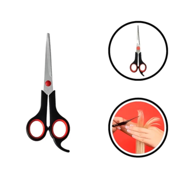 Tesoura Barbeiro Cabeleireiro Aço Inoxidável Tarefas Profissional Inox 5,5 Pol. Cabelo