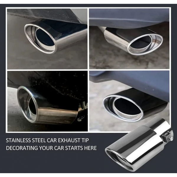 Ponteira Escapamento Aço Inox Saída 3 Polegadas Universal