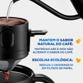 Mini Coador De Café Mini Filtro Individual Inox