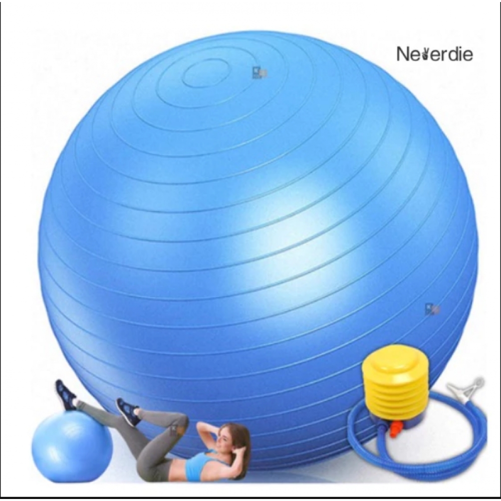 Bola de Ginástica Suíça Yoga Pilates Bola de Pilates Inflável Anti Estouro com bomba para encher