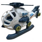 Helicóptero de Polícia Monta e Desmonta DIY - Brinquedo Educativo com Chave