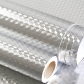 Papel Aluminio Adesivo Parede Cocina Resiste Calor 0.4x3m A0