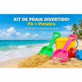 Conjunto 2 Peças de Praia Brincadeira Na Areia Verão Criança