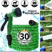 Mangueira Magica 30m METROS Flexível Irrigação E 7 Tipos De Jato