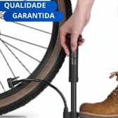 Mini Bomba Dourado de Ar Manual Bicicleta Portátil