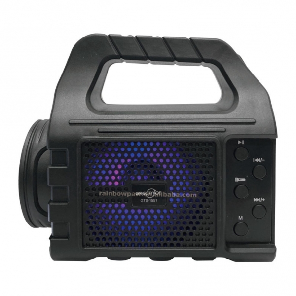 Rádio Portátil Bluetooth Painel Solar Rádio com lanterna FM AM SW USB TF