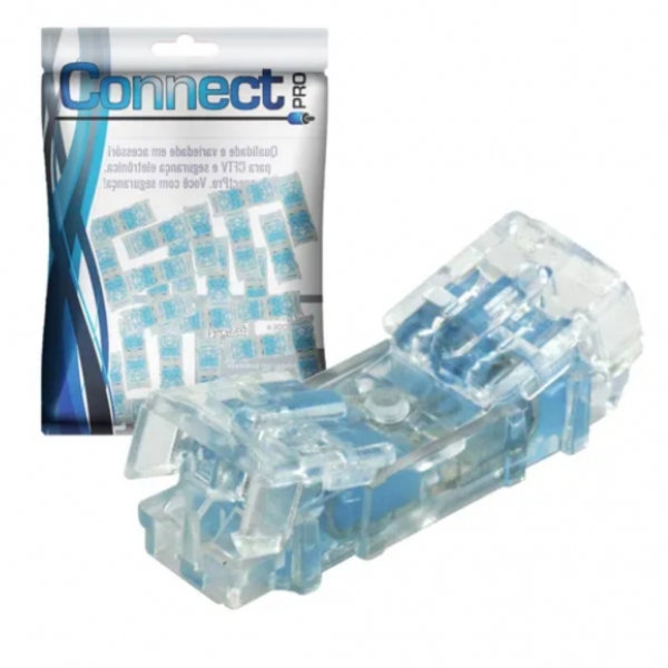 Kit 25 Conectores De Emenda Linear C/gel 101e Bargoa Cor Branco