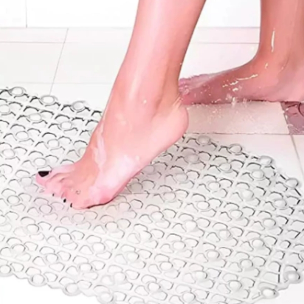 Tapetes Transparente Emborrachado Para Box Banheiro Ante Derrapante Borracha Excelente Qualidade 100%