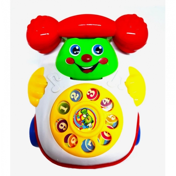 Carrinho Telefone de Brinquedo Infantil Movido à Corda Sonoro Envio Aleatorio
