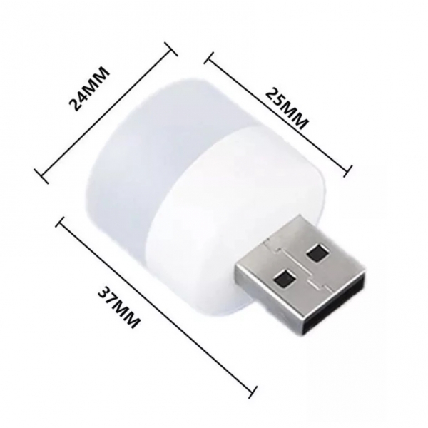 Mini Luminária Luz Lampada Led Abajur Usb Notebook