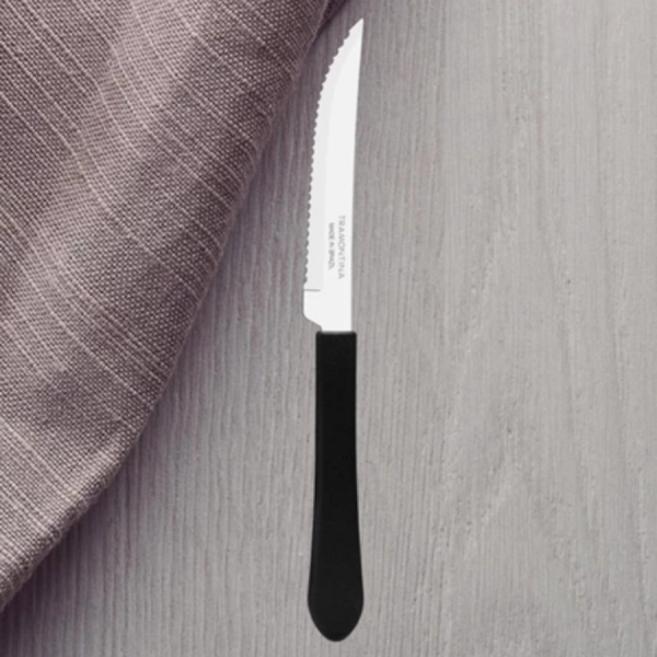 Jogo De 6 Facas De Mesa Para Cozinha Leme Faqueiro Aço Inox