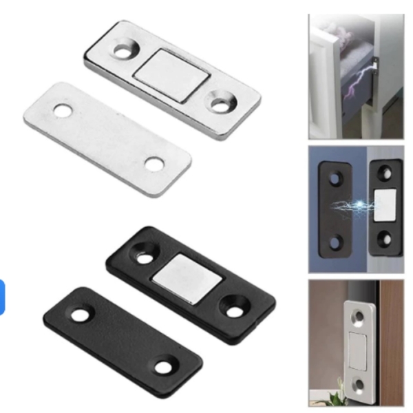 Fecho Trinco Magnético De Neodímio Trava P/ Porta Armário Guarda Roupa ref: GD-001