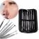 Kit 7 Curetas Remove Cravos Espinhas Aço Inoxidável Com Estojo