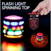 Pião Musical Luminoso Com Lançador Automatico Piao Com Luz