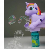 Pistola De Bolha Sabão Formato De Unicórnio Sortido Dorém