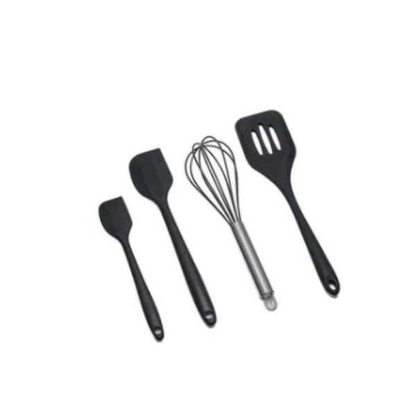Kit Utensílios Conjunto De Cozinha Com 7 Peças Silicone Colorido