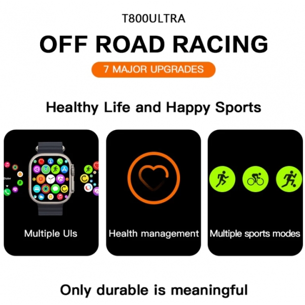 Relógio T800 Ultra Smart Watch Série 8 Monitor De Temperatura Corporal Bluetooth