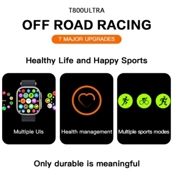 Relógio T800 Ultra Smart Watch Série 8 Monitor De Temperatura Corporal Bluetooth