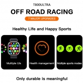 Relógio T800 Ultra Smart Watch Série 8 Monitor De Temperatura Corporal Bluetooth