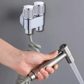 Kit Ducha Higiênica Registro Saída Dupla 1/2 Chuveirinho