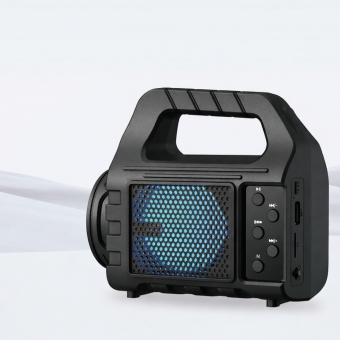 Rádio Portátil Bluetooth Painel Solar Rádio com lanterna FM AM SW USB TF