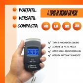 Balança Portátil Para Mala Bagagem Viagem Peixe 50Kg Digital